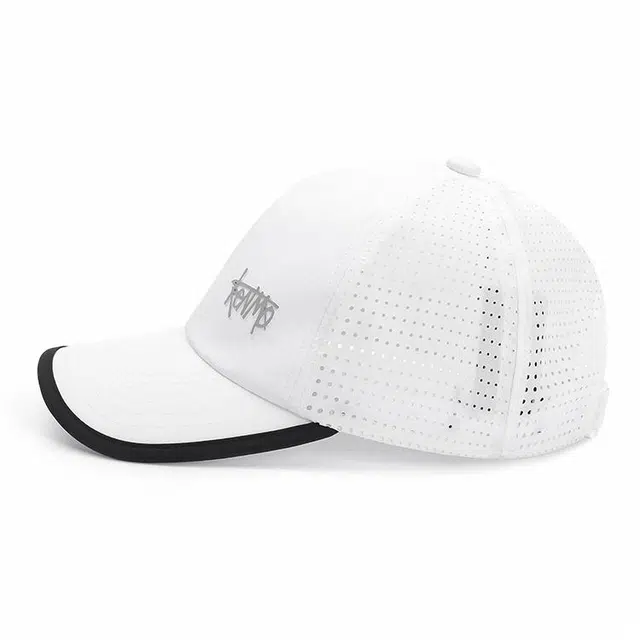 肯默 轻盈透气网眼 遮阳防晒  魔术贴可调节头围 棉 鸭舌帽 男女同款情侣款