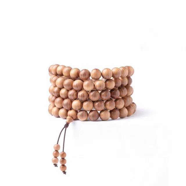 三檀小舍 【藏收级】香韵醇厚老料檀香黑肉虎斑纹高端文玩 高油高密国潮新中式佛珠小众高级盘玩 檀木 手串 男女同款情侣款