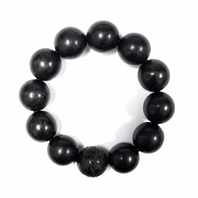 京华录 招财貔貅吞金兽雕刻佛珠国风新中式禅意转运高级感 轻奢简约素串福禄平安事业有成#好运 血檀 手串 男女同款情侣款