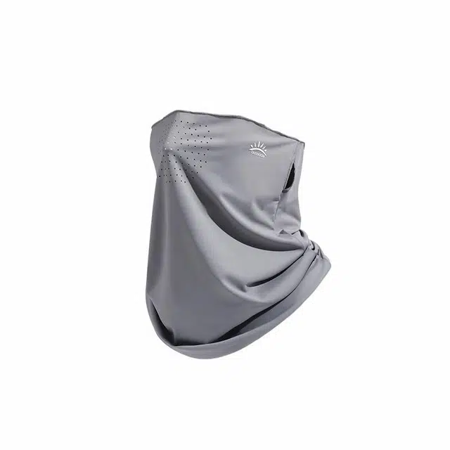 稻草人 夏季遮阳防紫外线 韩系简约百搭 舒适透气 锦纶 防晒面罩 男女同款情侣款