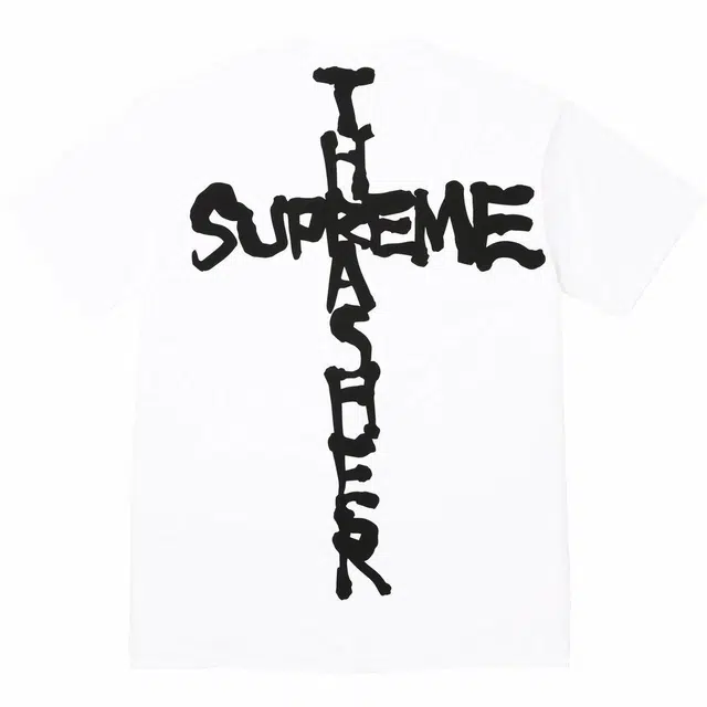 Supreme x THRASHER FW24 WEEK6 Cross Tee logoT