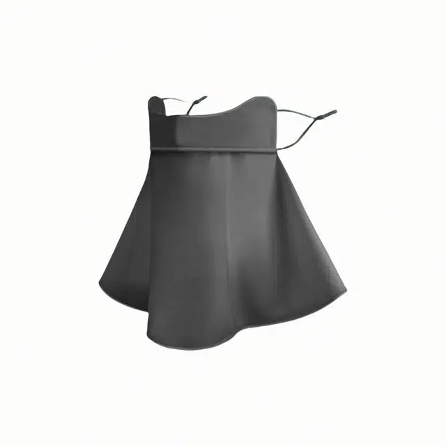 北极绒 夏季冰丝轻薄透气潮流时尚遮脸护颈户外开车骑行 聚酯纤维 防晒面罩 男女同款情侣款