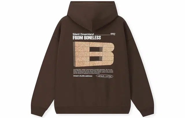 BONELESS Cork Mesh Logo Hoodie