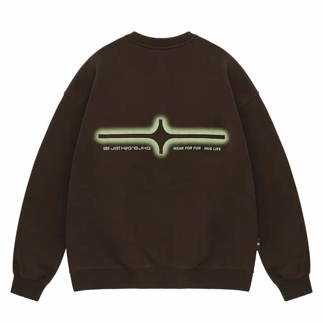 BJHG Lucky Star Knit Fleece Sweatshirt