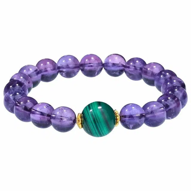 阿梵尼 幸福守护 转运珠串 九紫离火守护幸福 旺事业招财转运 平安守护 通勤百搭 好运天然 紫水晶 手串 女款