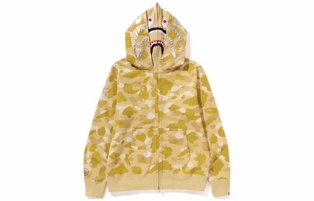 A BATHING APE Color Camo Double Shark Full Zip Hoodie