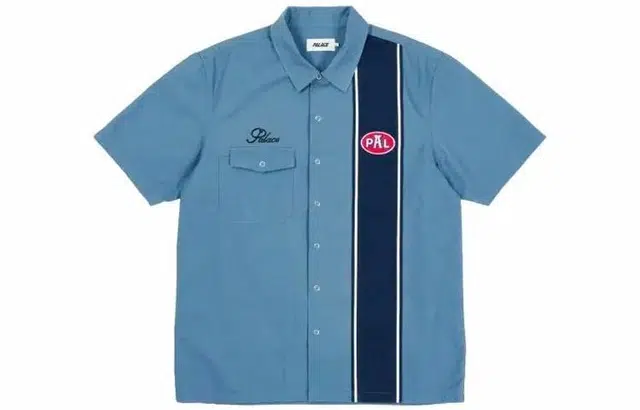 PALACE GASSY SHIRT BLUE Logo