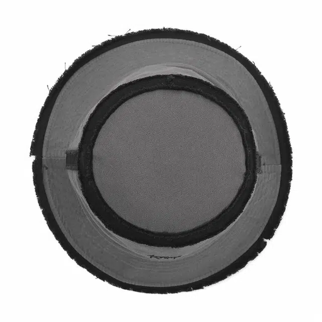 肯默 做旧磨边字母刺绣 棉 渔夫帽 男女同款情侣款