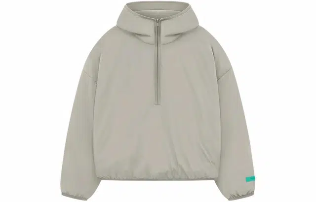 Fear of God Essentials SS24 drop2 Nylon Filled Halfzip Hoodie Seal
