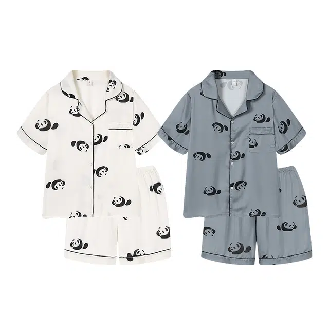 俏韵 可爱开衫休闲家居服睡衣套装 男女同款 图片色