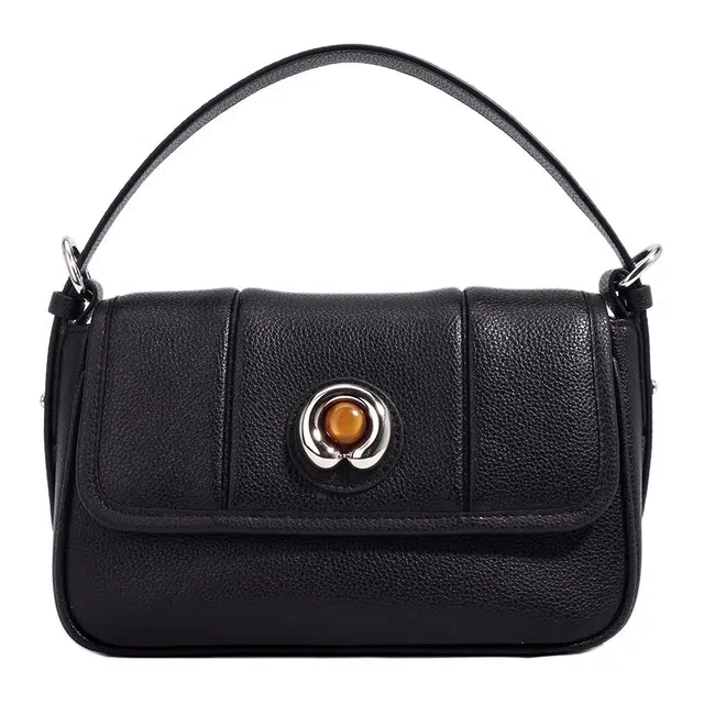 恒源祥 春季时尚腋下包大气高级感懒惰风纯色小方包枕头包百搭复古通勤 牛皮 手提单肩斜挎包 女款 多色