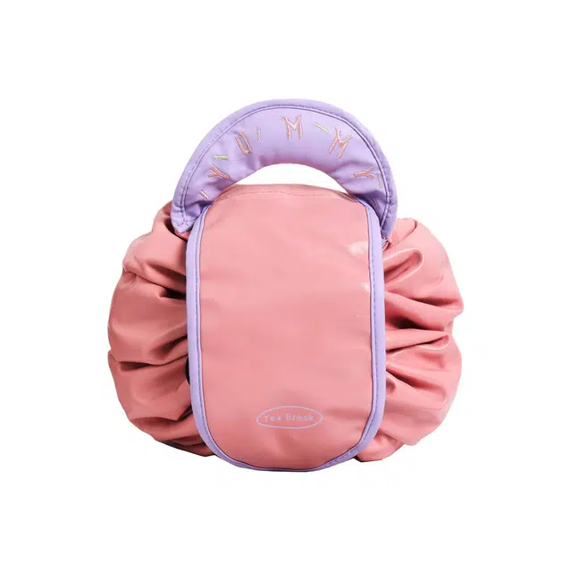 米甜兔 抽绳式懒人化妆包大容量便携高颜值洗漱包小众設計旅行手提收纳包