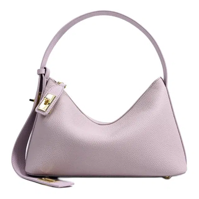 恒源祥 春季时尚腋下包大气高级感懒惰风简约枕头包百搭复古通勤 牛皮 手提单肩包 女款 多色