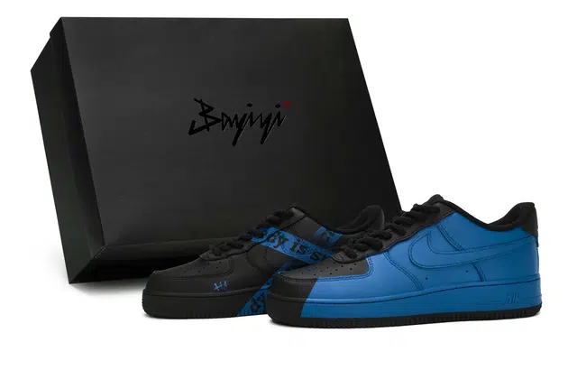 Nike Air Force 1 '07 Black Lake Blue