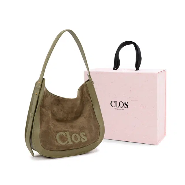 Clos Tote Bag Vintage Suede