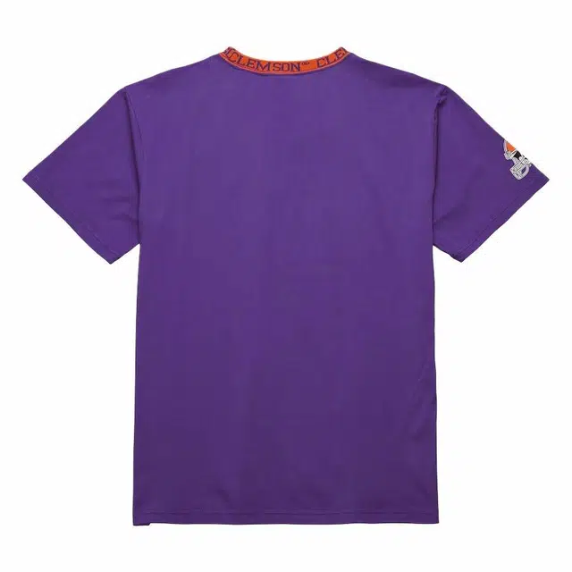 Mitchell Ness x NCAA Clemson Tigers Jacquard Ringer T