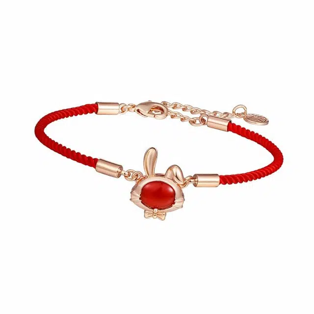 骊碧 轻奢 鸿运福兔高档浪漫有意义 仪式感 合金 手链 女款