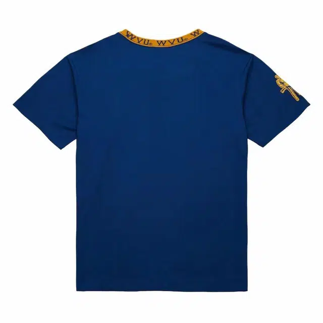 Mitchell Ness x NCAA West Virginia Mountaineers Jacquard Ringer T