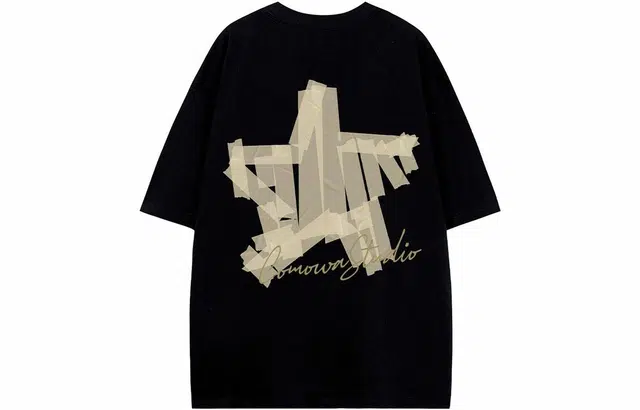 COMOWA Graffiti Tape Stars Moon Logo Tee Set