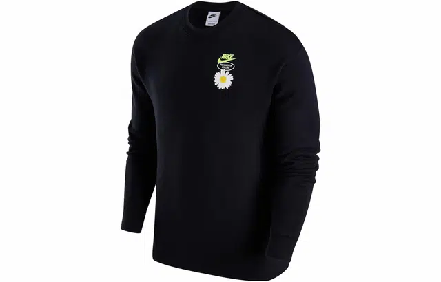 Nike Sportswear Logo Crewneck Sweatshirt Black