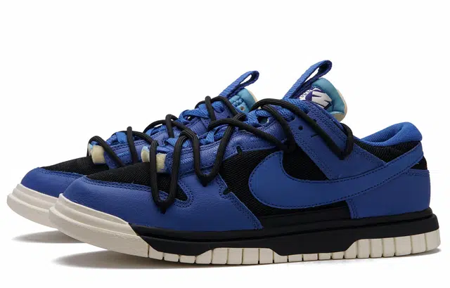 Nike Air Dunk Jumbo Black UniversityBlue