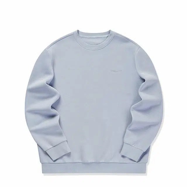 鸿星尔克 综训系列 运动套头圆领长袖卫衣 男款 羽灰蓝