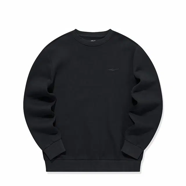 鸿星尔克 综训系列 运动套头圆领长袖卫衣 男款 正黑