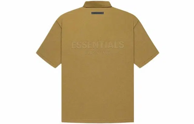 Fear of God Essentials FW21 Ss Polo Amber LogoPolo