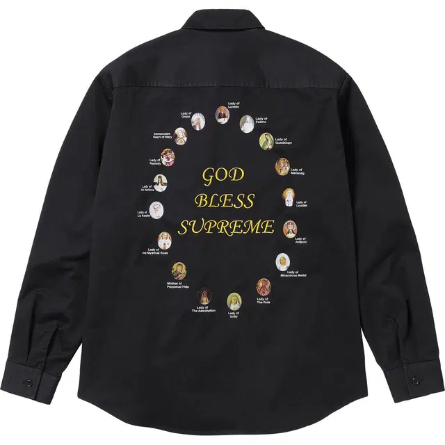 Supreme Our Lady Work Shirt