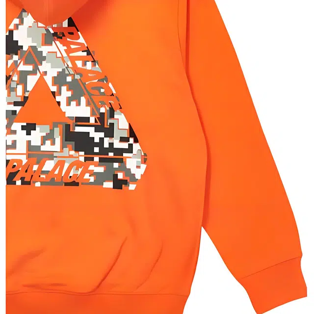 PALACE FW22 Tri-digi Hood Orange FW22 Logo