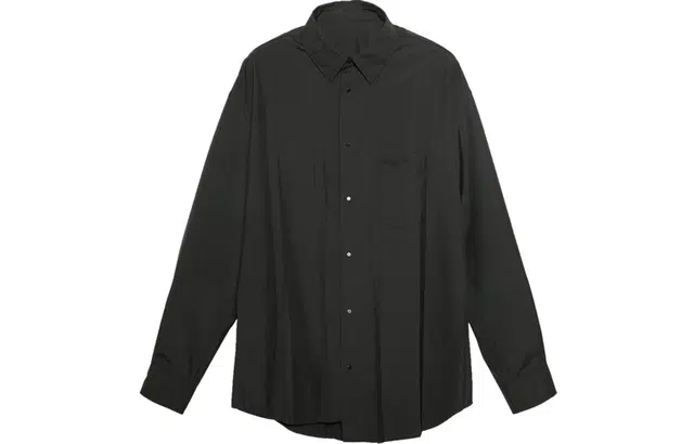 速写 宽松休闲单排扣长袖衬衫 男女同款