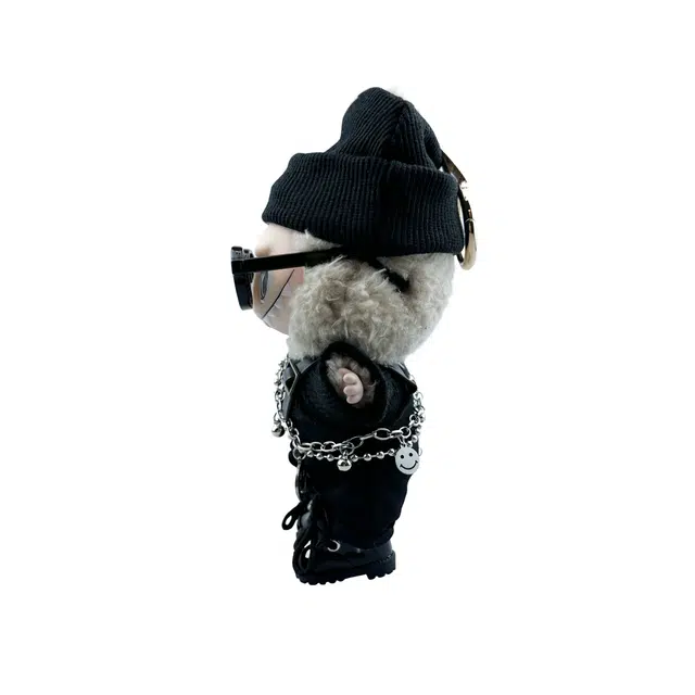 POP MART Labubu THEMONSTERS ALL BALCK Crush 17cm