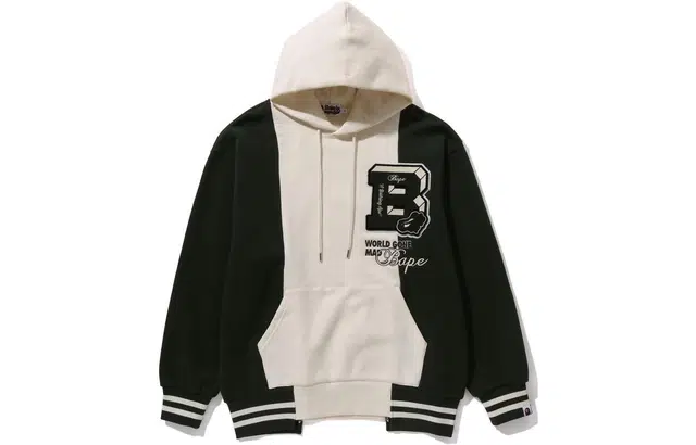 BAPE Color Blocking Pullover Hoodie