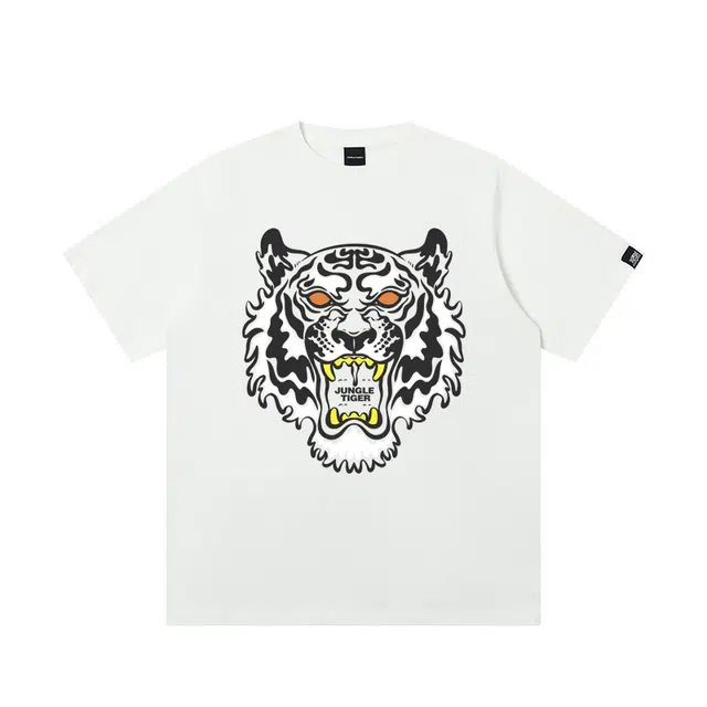 Jungle Tiger Tiger Head Print T-Shirt