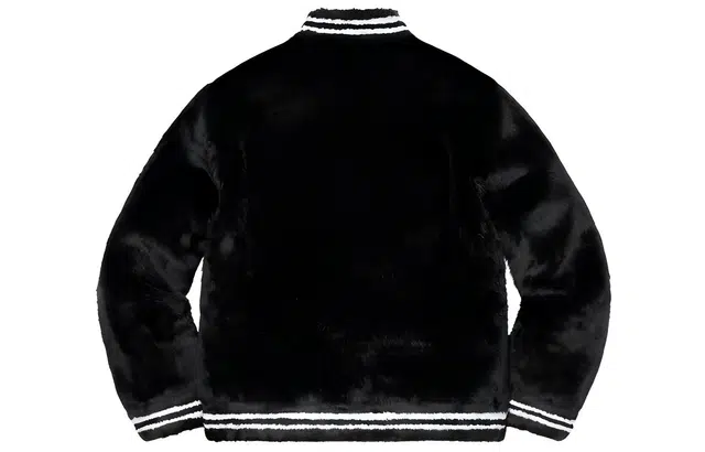 Supreme SS20 Week 1 Faux Fur Varsity Jacket