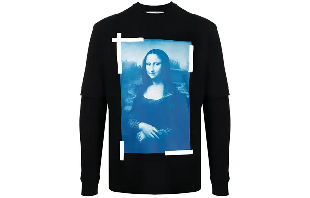 OFF-WHITE Monalisa Long Sleeve Tee Black