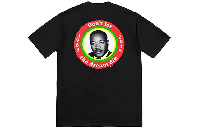Supreme SS18 MLK Dream Tee Black T