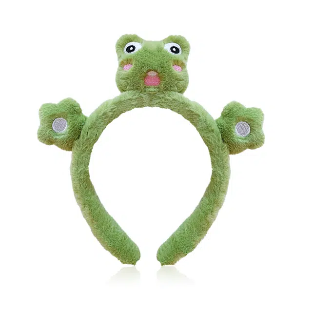 蒙妮 可爱大眼青蛙 毛绒 发箍 男女同款情侣款