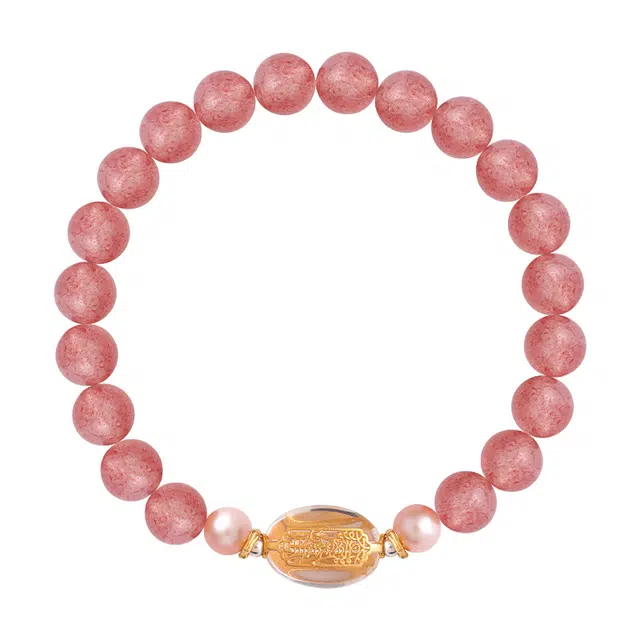 凤凰涅磐 沐光 草莓晶 手串 女款