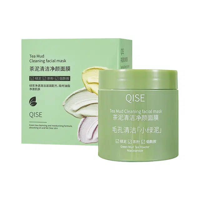 琪瑟 茶泥清洁净颜毛孔小绿泥 滋润 多种肤质