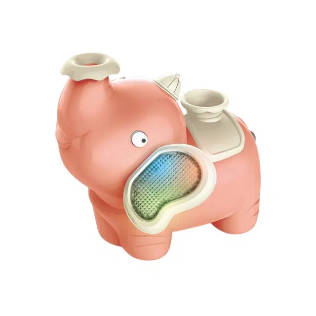 咕轹 喷雾小象电动卡通造型会冒烟悬浮球 玩具