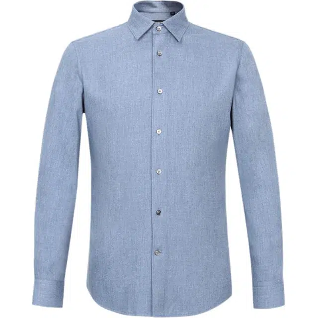 迪柯尼 休闲纯色时尚长袖衬衫 男款