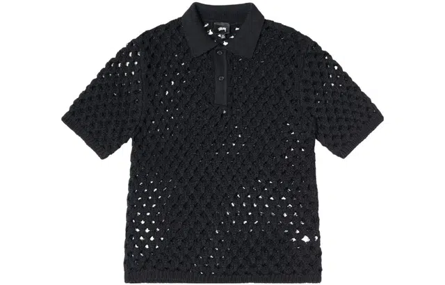 Stussy Big Mesh Polo Sweater