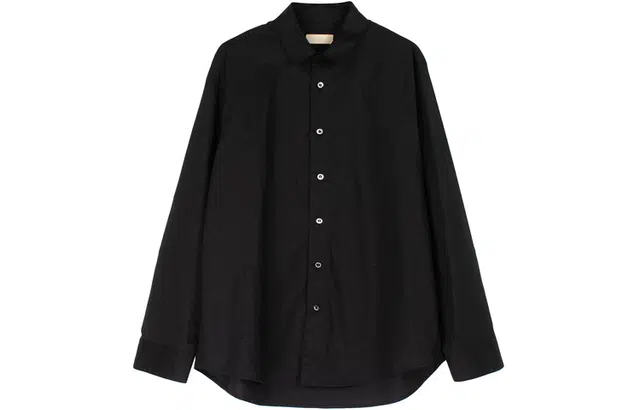 速写 宽松简约中长款休闲长袖衬衫 男女同款