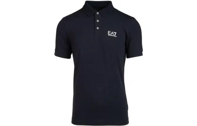 Emporio Armani SS22 Logo Polo Navy