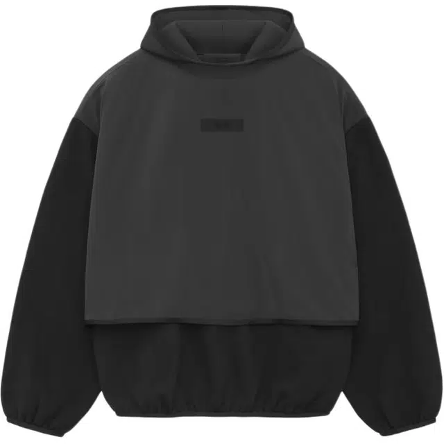 Fear of God Essentials Nylon Fleece Hoodie Black