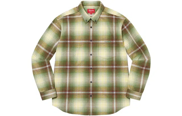 Supreme SS23 Week 3 Shadow Plaid Flannel Shirt