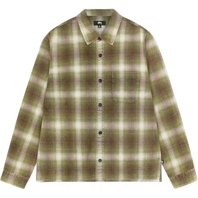 Stussy FW24 ROCCO FLANNEL PLAID SHIRT