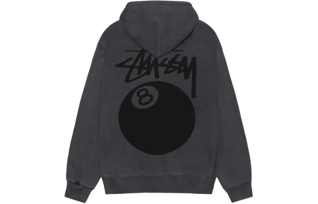 Stussy SS24 8 Ball Pig Dyed Zip Hood8