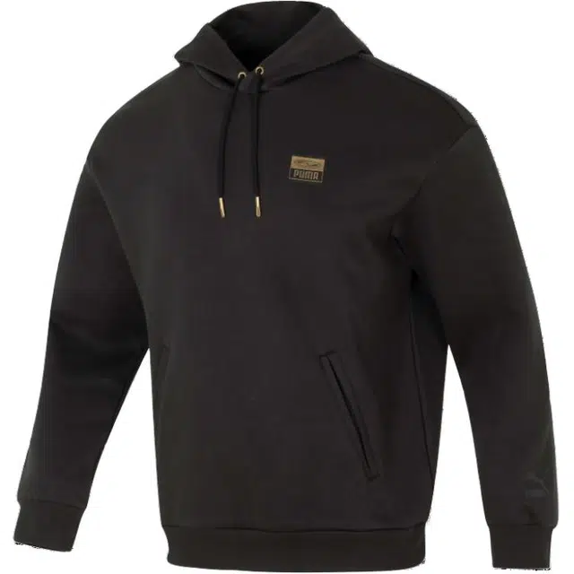 PUMA Logo Hoodie Black